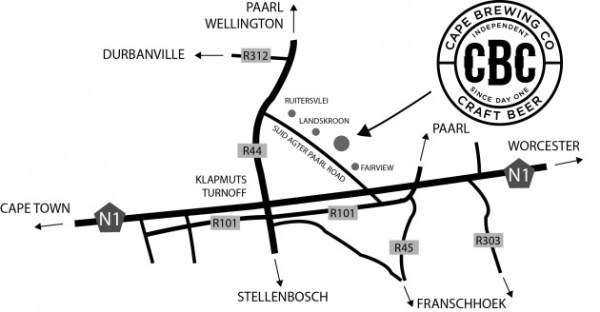 Cape Brewing Company map